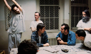 Jack Nicholson as Randle McMurphy in One Flew Over the Cuckoo's Nest ...