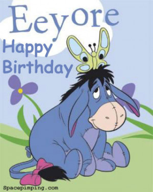 Happy Eeyore Happy birthday myffwyn!