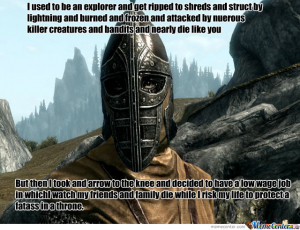 Skyrim Guard Logic