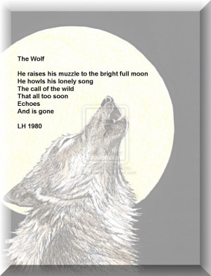Wolf poem by tazmanette