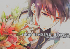 Lelouch.Lamperouge.Quote by ANmaoU