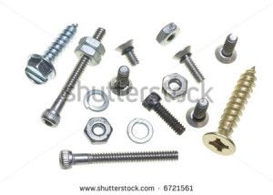 stock-photo-nuts-bolts-washers-and-screws-on-a-plain-white-background ...