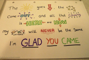 glad you came, lyrics, text, the wanted - inspiring picture on Favim ...