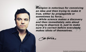 Seth Macfarlane - Religion vs Science ( i.imgur.com )