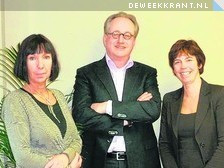 Peter Ruijzendaal en Marike Hoekstra Peter Boelens ontbreekt op de