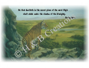 Wildlife Paintings Bible Verse - Set 11