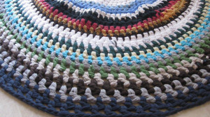 crochet t shirt rug pattern