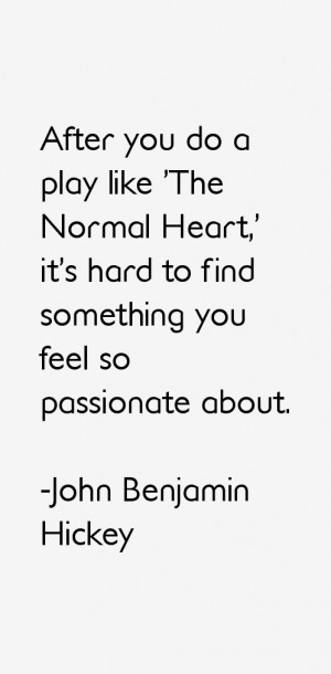 After you do a play like 'The Normal Heart,' it's hard to find ...