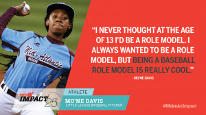 Mo'ne Davis, 13, Little League Baseball Pitcher