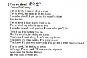 so tired lyrics