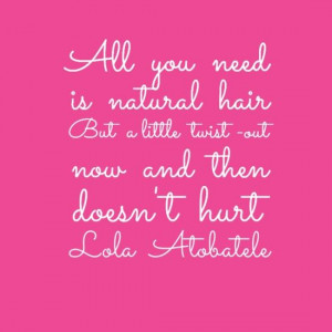 Natural hair quotes