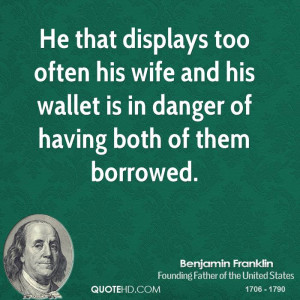 Ben Franklin And His Wife