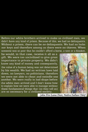 John Fire Lame Deer Native Indian chief