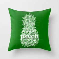 ... pillow by alohalani $ 20 00 psych central psych pineapple psych o