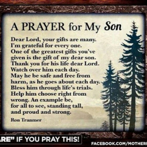 Prayer for my son