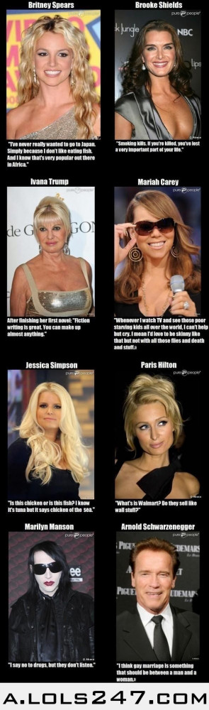 Stupidest Celebrity Quotes Ever Said