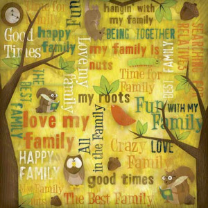 ... - Kids' Ancestry Collection - 12 x 12 Paper - Family Fun Collage