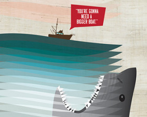 You're Gonna Need A Bigger Boat / Jaws Art Print ...