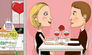 ... offer a cheap meal as a night in for Valentine's Day has come out best