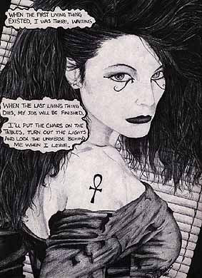 sandman death quotes | Gothic Artwork - Painting & Drawing