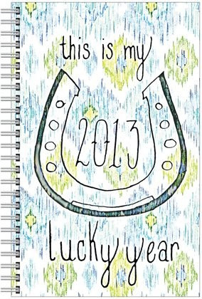 Hand-lettered Notebook / journal / sketchbook by Honeygold graphics