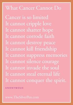What-cancer-cannot-do...Prayer request for Gabe Lyall, Sky Miller ...