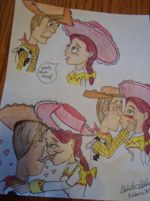 Related image with Toy Story Buzz And Jessie Kiss
