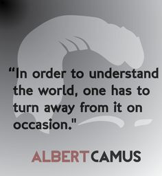 Solitude in an absurd world.