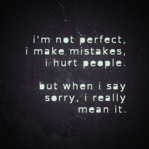Not Perfect Make Mistakes