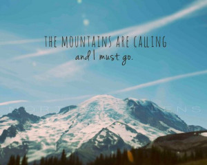 Nature Photography: Mount Rainier with John Muir quote