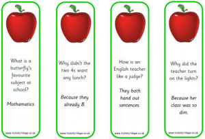 ... topics food apples jokes for kids joke bookmarks school school