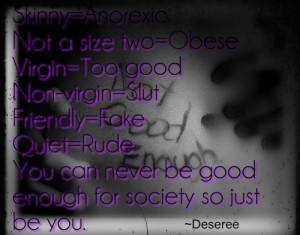 Your Not Ugly Society Is