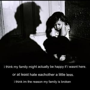 sad broken family quotes