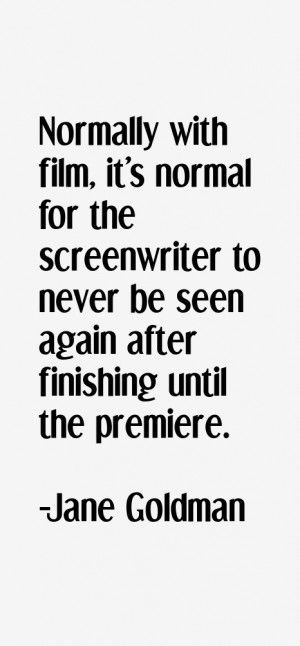 Jane Goldman Quotes amp Sayings