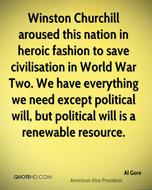 Al Gore War Quotes