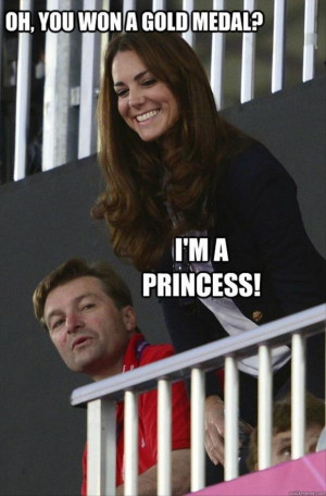 princess, funny pictures, gold medal