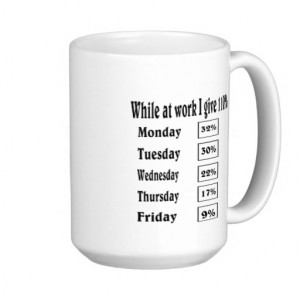 work coffee mug.