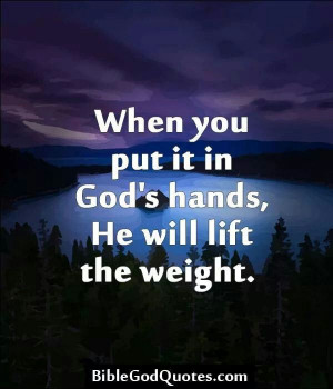 In God's hands