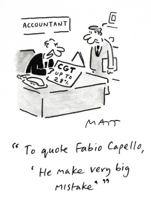 ... QUOTE FABIO CAPELLO, 'HE MAKE VERY BIG MISTAKE' by MATTHEW PRITCHETT