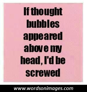 Funny Quotes Thought Bubbles