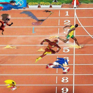 The Jamaican phenomenon has beaten all of the superheroes with ease ...