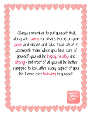 put yourself first quotes