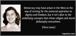 More Flora Lewis Quotes
