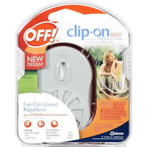 OFF! Mosquito Repellent Clip On Fan 4 Piece Set