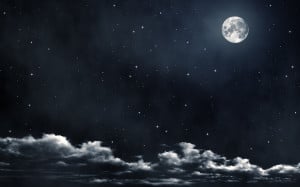 Moon stars clouds Wallpapers Pictures Photos Images