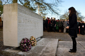 John F. Kennedy’s granddaughter pays respects at memorial ceremony ...
