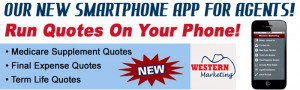 New Smartphone App for Agents. Run Quotes on your Phone!