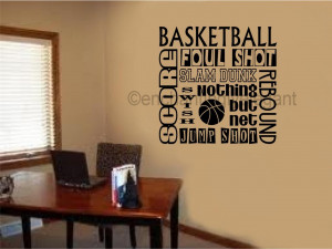 Basketball-Sports-Subway-Art-Vinyl-Decal-Wall-Sticker-Words-Lettering ...