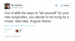 August Alsina Hangs Himself On Instagram, Fans Not Feeling It [PHOTOS]