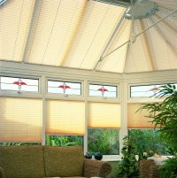 Get your free fitted conservatory blinds quote now .